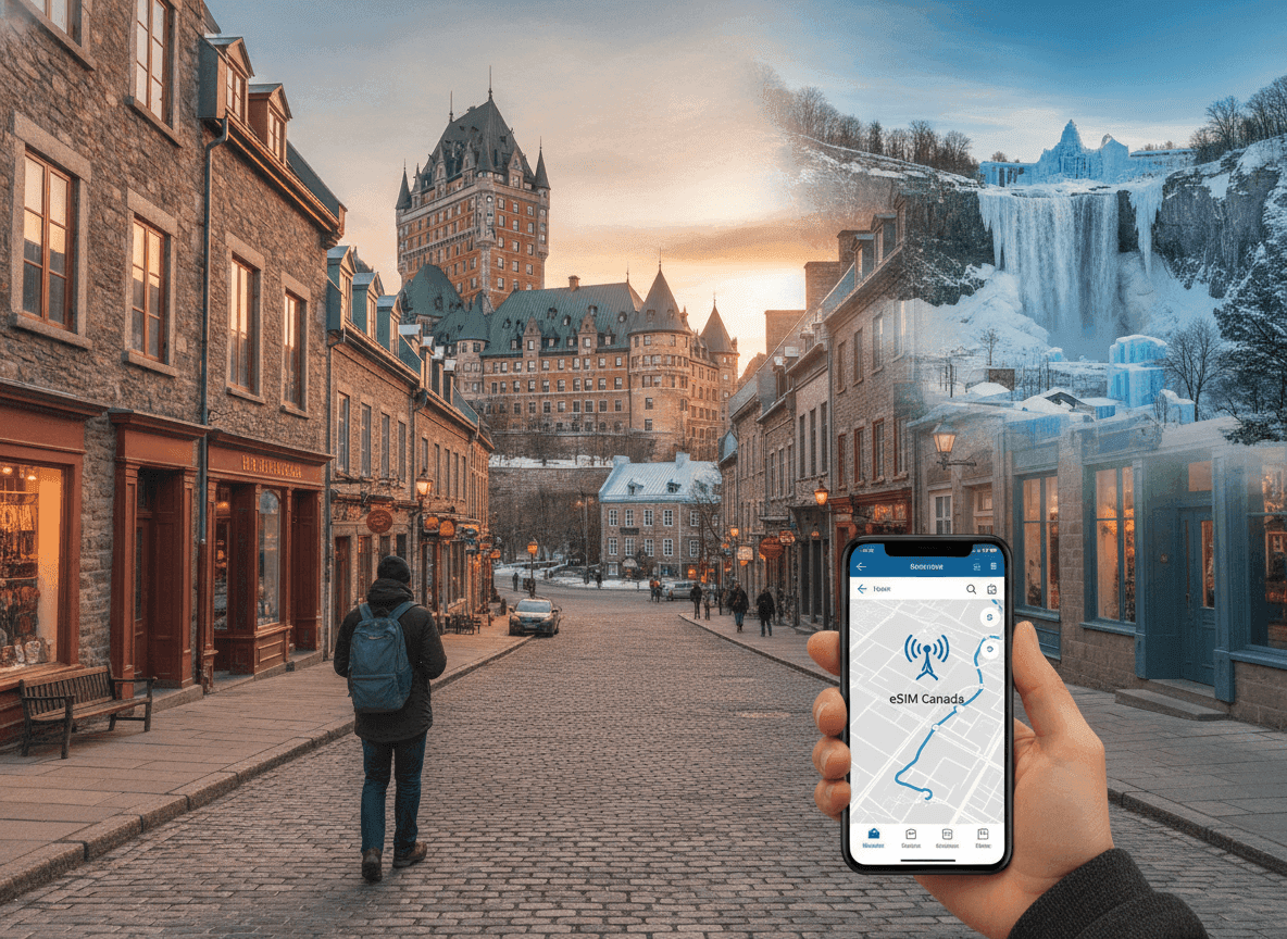 Quebec City: Staying Online in a Historic Setting