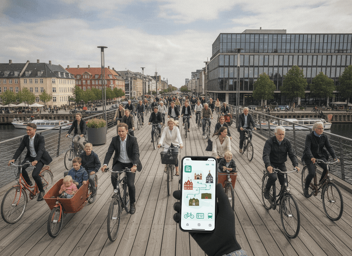 Getting Around a Bike-First City