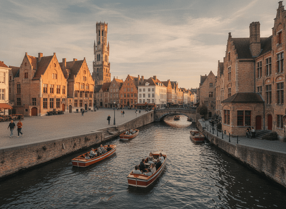 Bruges: средневековый город из сказки